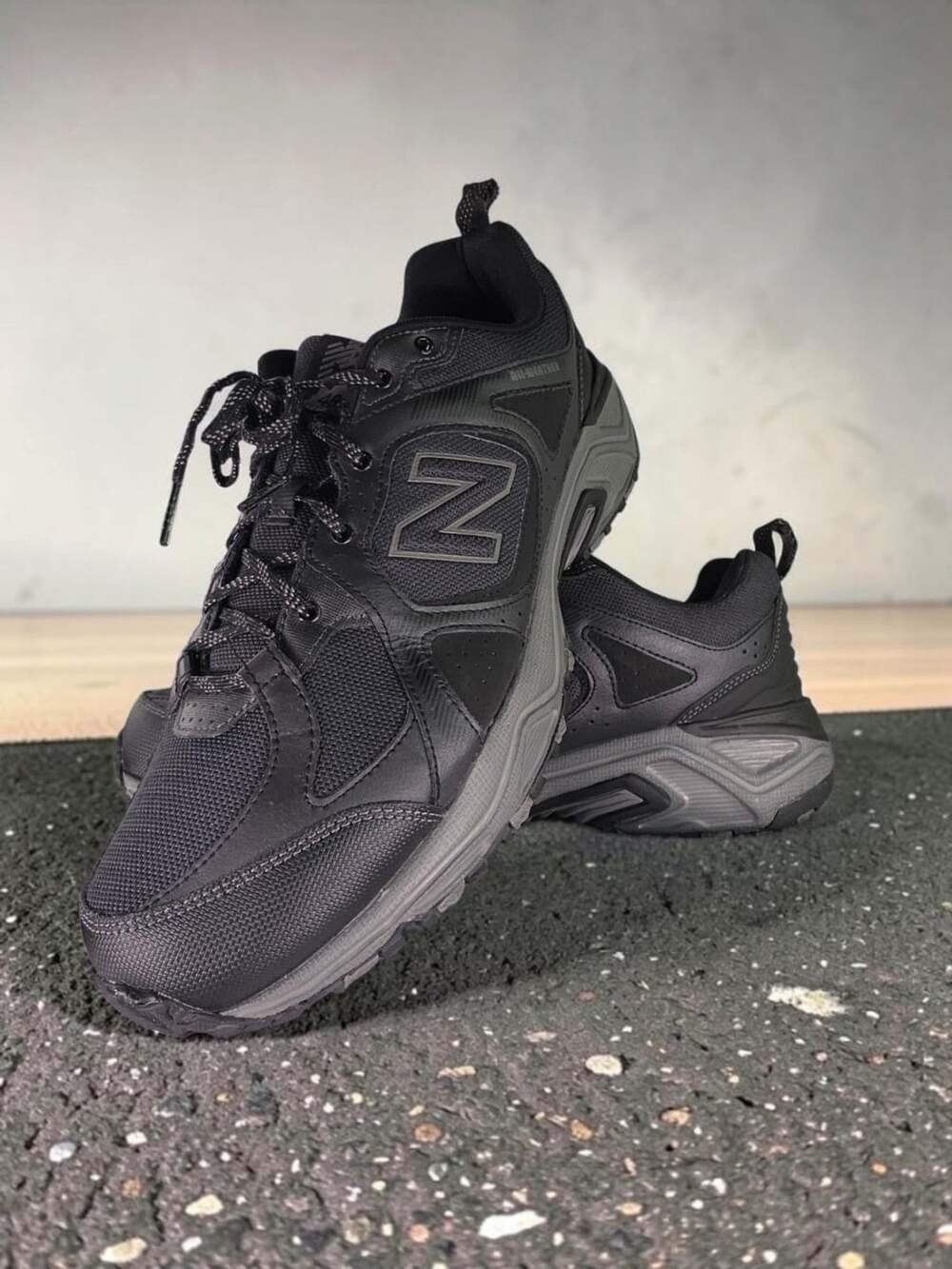 New Balance 481v3 All Terrain Cush+ Black Trail Running Shoes Sneakers